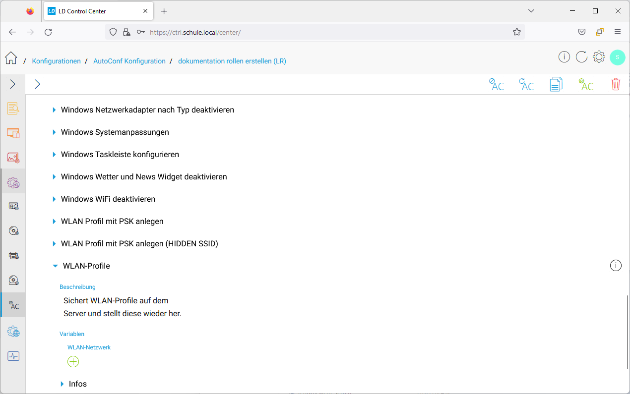 WLAN Profile