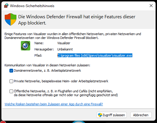 Windows Sicherheit