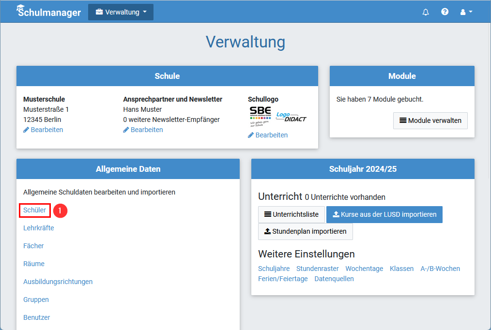 Gruppe auswählen