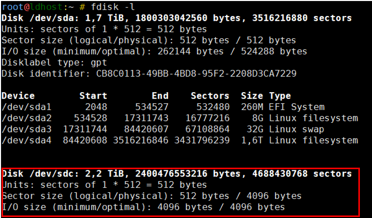 fdisk