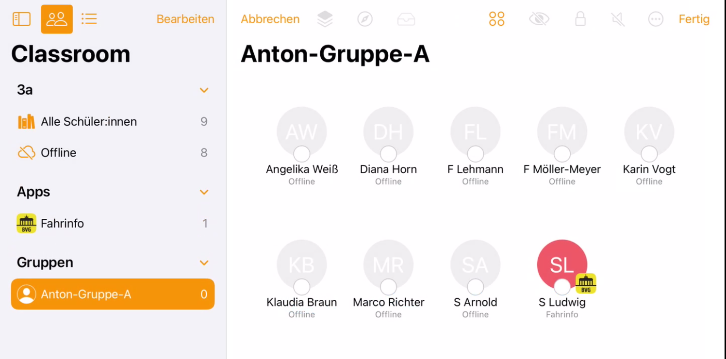 Classroom Gruppen anlegen